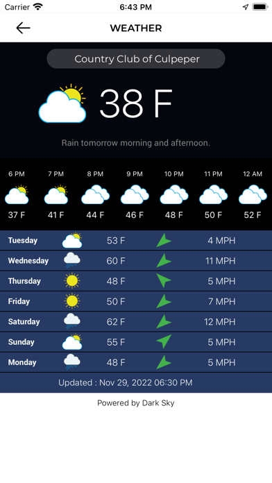 Country Club of Culpeper Screenshot