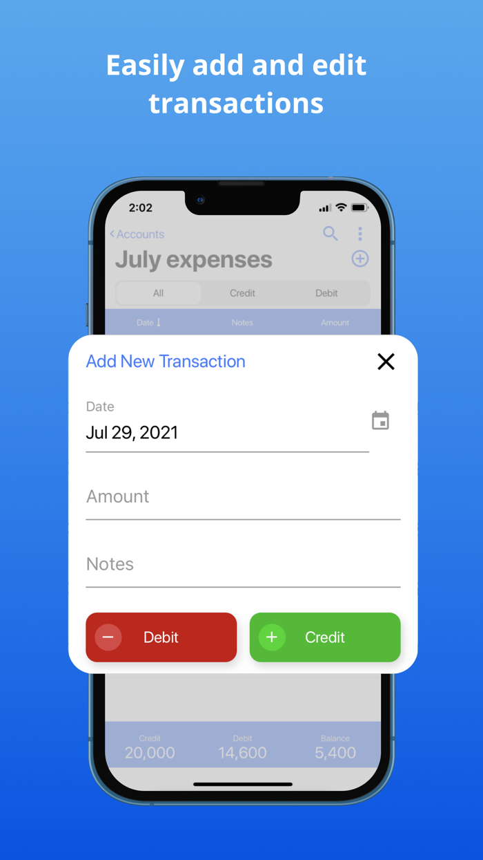 Account and Expense Manager