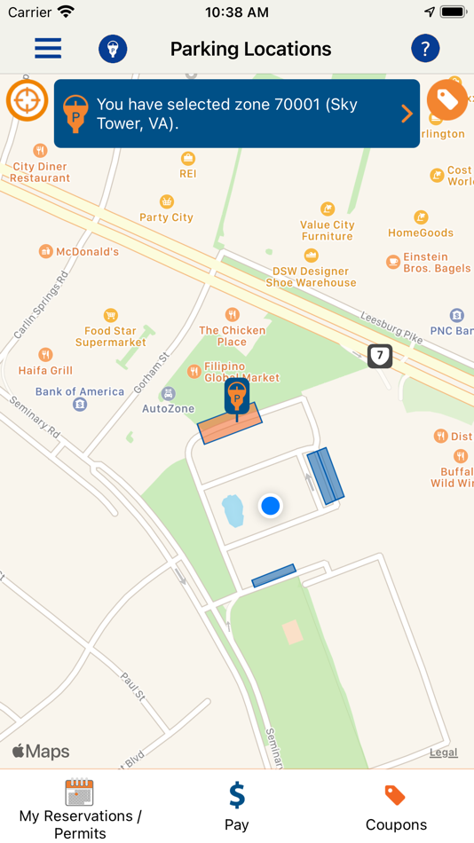 #3. Pango Parking (iOS) 由: Mobile Smart City, Corp