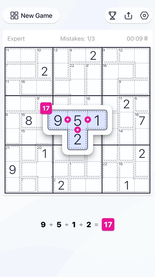 #1. Killer Sudoku - Puzzle Games (iOS) 由: Guru Smart Holding Limited