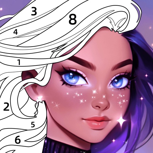 Painting Book - Anime coloring Icon