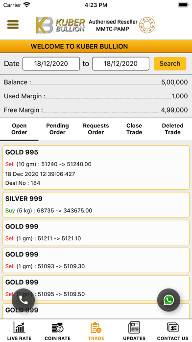 Kuber Bullion Screenshot