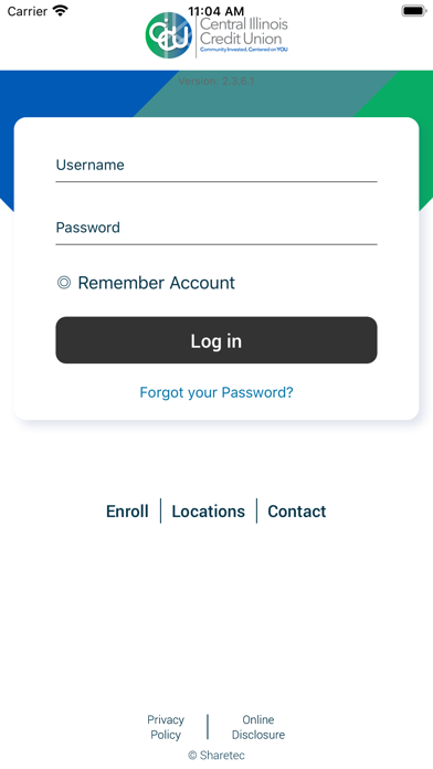 Central Illinois Credit Union Screenshot