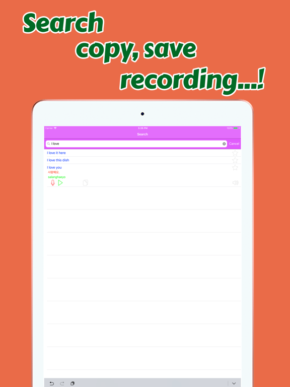Learn Korean Phrases Annyeong iPad screenshot 7 - Education app