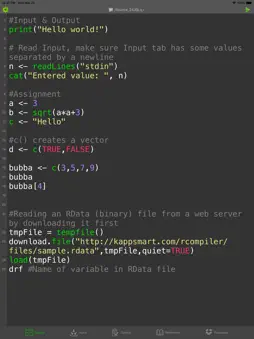 R Programming Compiler screenshot 7