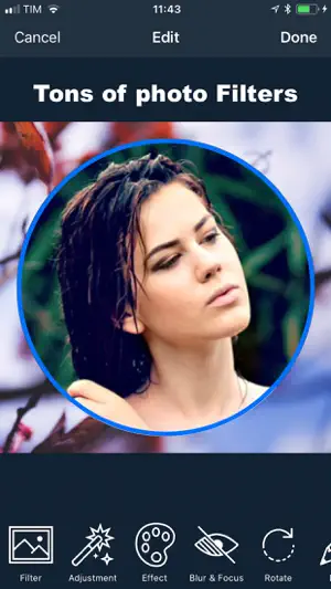 Circular Photo Cropping Tool screenshot 1
