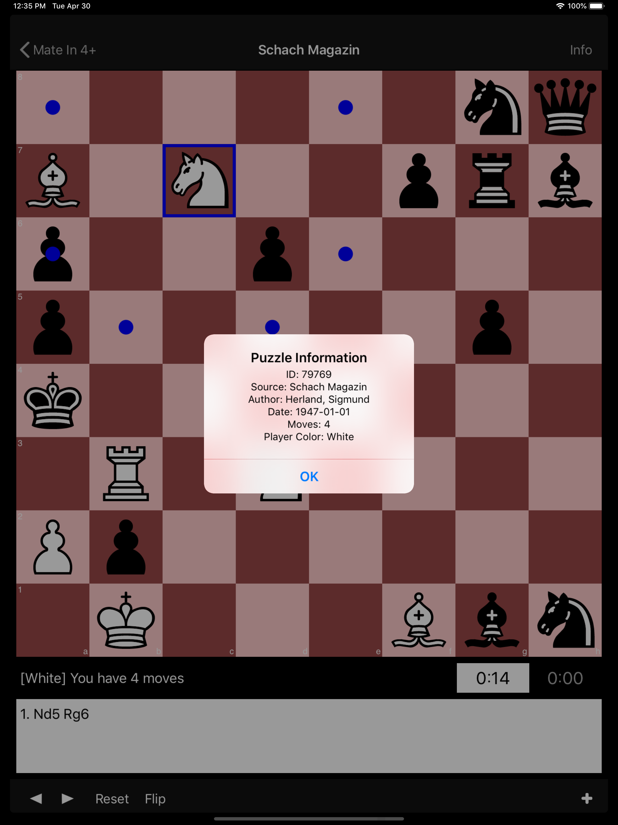 Mate in 4+ Chess Puzzles