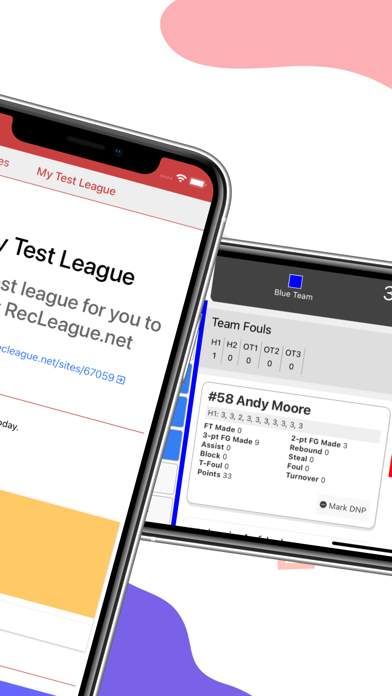 Scorebook for Sports Leagues Screenshot