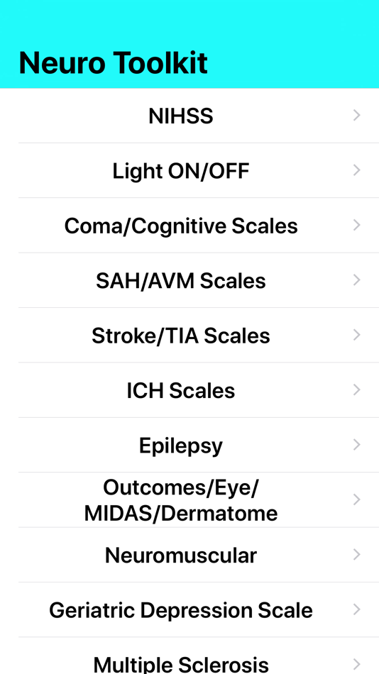 #1. Neuro Toolkit (iOS) بواسطة: Kent Ellington