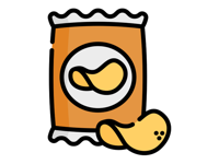 Potato Chip Stickers
