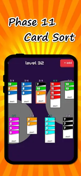 Game screenshot Card Sort: Phase 11 apk