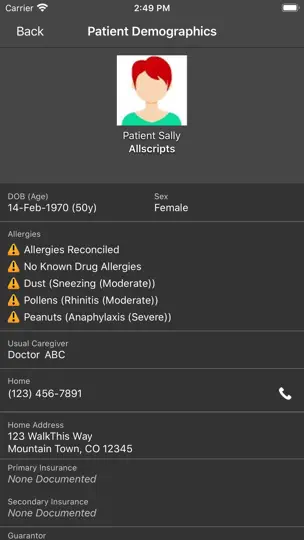 Veradigm EHR Clinical Images iPhone Screenshot 2