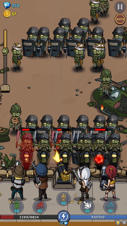 Zombie War: Idle Defense Game screenshot-5