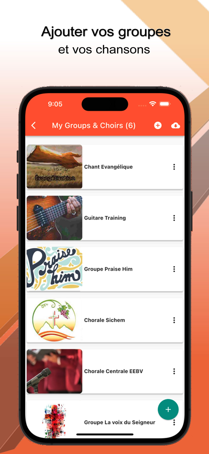 Chant Chorale et Groupe