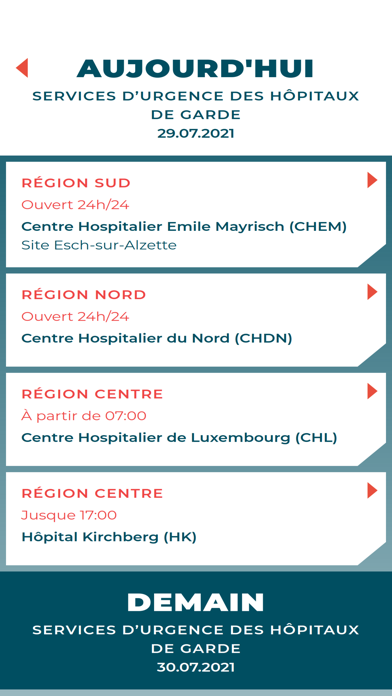 Santé LU Screenshot