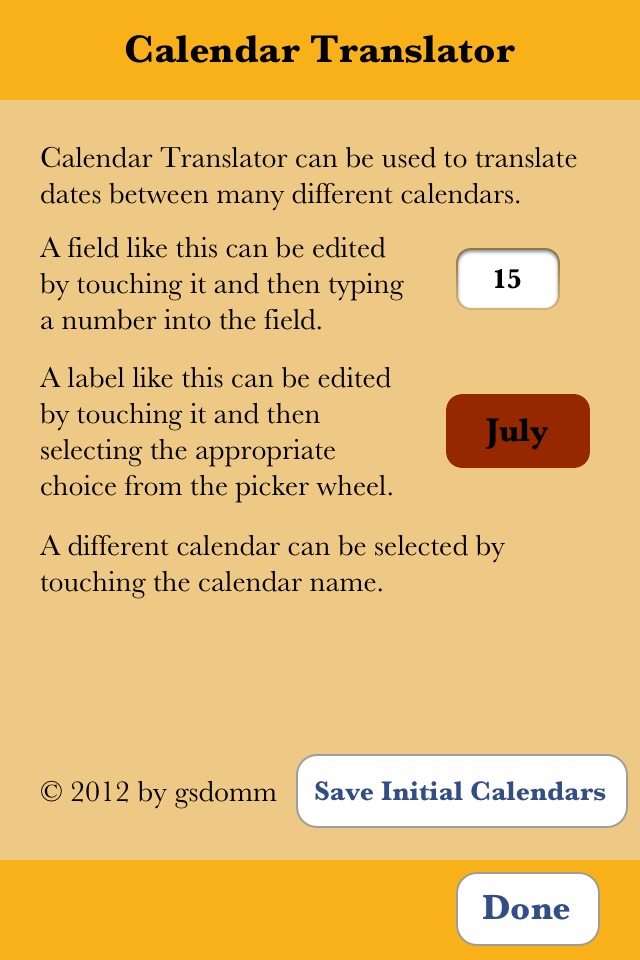 Calendar Translator screenshot 4