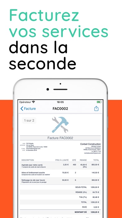 Screenshot #1 pour Invoice Simple－Receipt Tracker