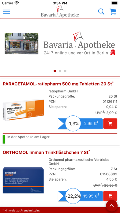Screenshot #1 pour Bavaria Apotheke