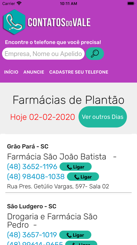 #2. Contatos do Vale (iOS) 由: Bruno Machado
