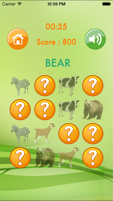 Screenshot #1 pour Cards Matching Puzzle Game