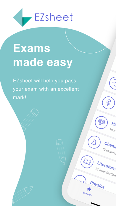 EZsheet — Exam Answers Screenshot