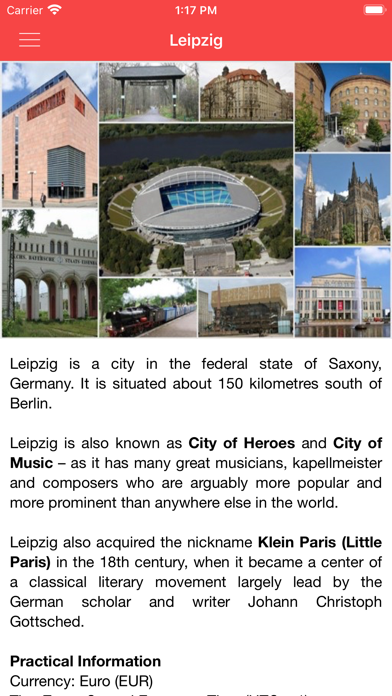 Screenshot #1 pour Leipzig City Guide