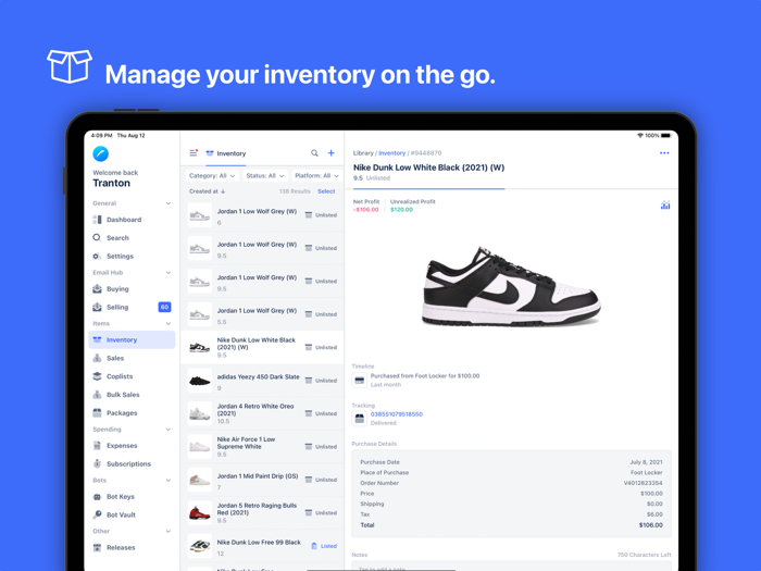 Scout Inventory Management