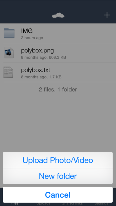 ETH polybox Screenshot