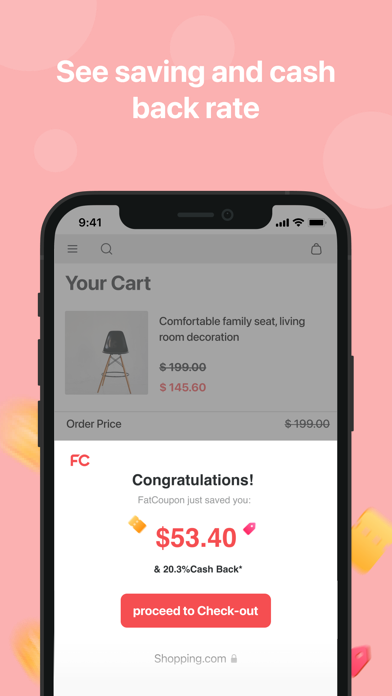 FatCoupon Cash Back & Codes Screenshot