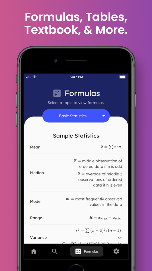 #7. IntroStat - Statistics Solver (iOS) Podle: Zhiyi Zhang