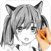 Learn How to Draw Anime Sketch icon