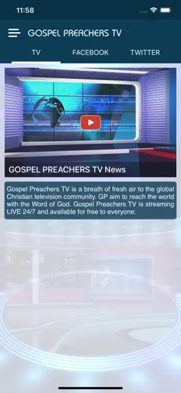 Game screenshot GOSPEL PREACHERS TV apk