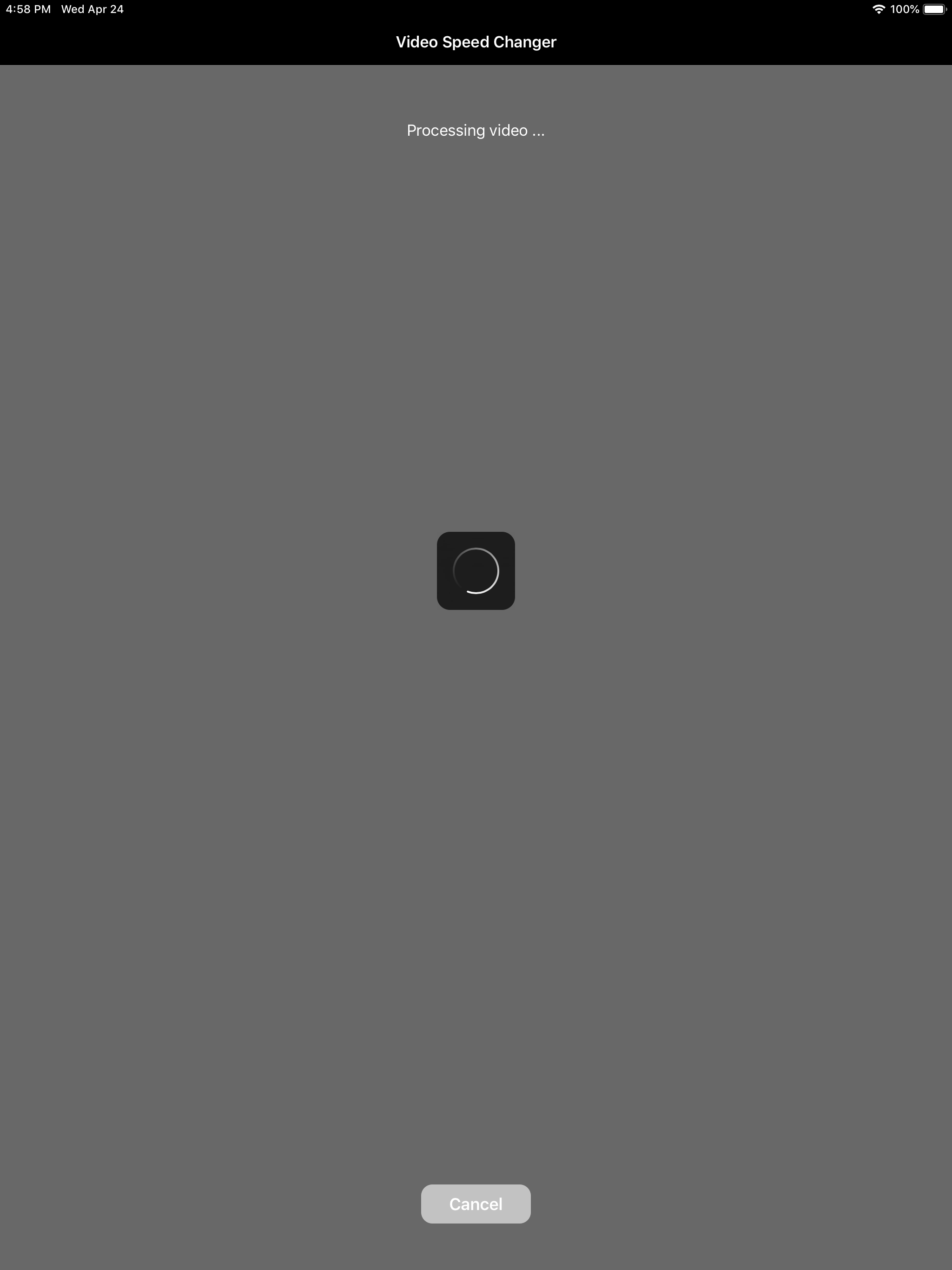Video Speed Changer - Editor