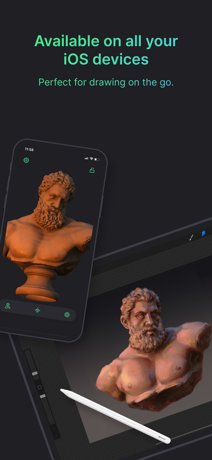 Head Model Studio - Art Study