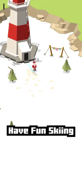 Game screenshot Santa goes Skiing apk