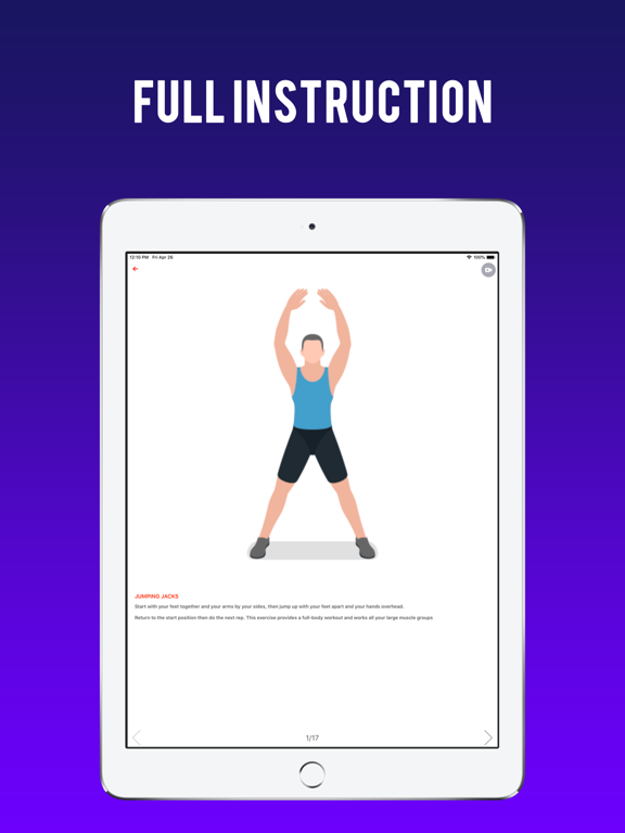 Screenshot #6 pour Men Workout - Home Workout