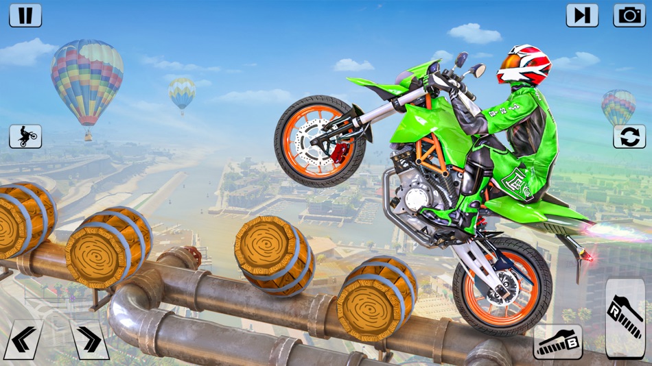#6. Bike 360 Flip Stunt game 3d (iOS) 由: Monster Games Productions