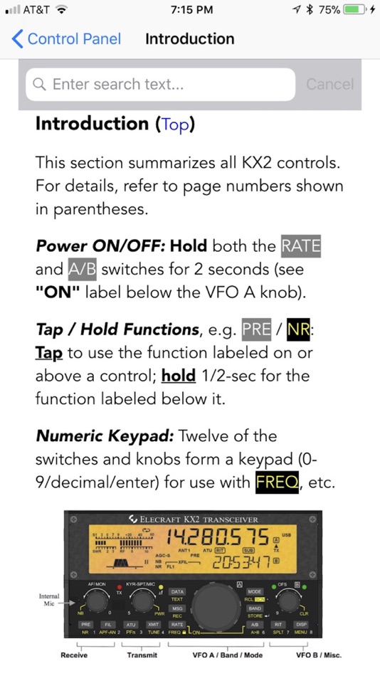 #2. KX2 Micro Manual (iOS) 由: Mike Downs, ks7d