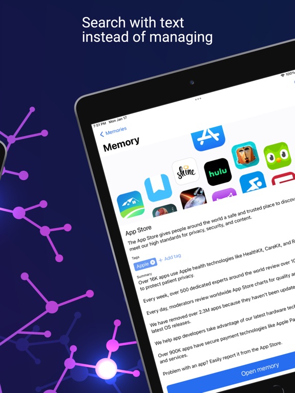 Brain3k iPad screenshot 2 - Productivity app