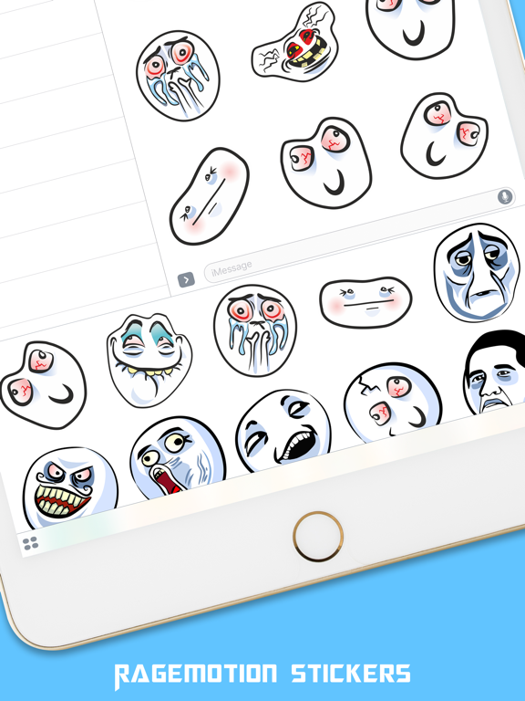 Screenshot #5 pour Rage Faces Stickers Pack