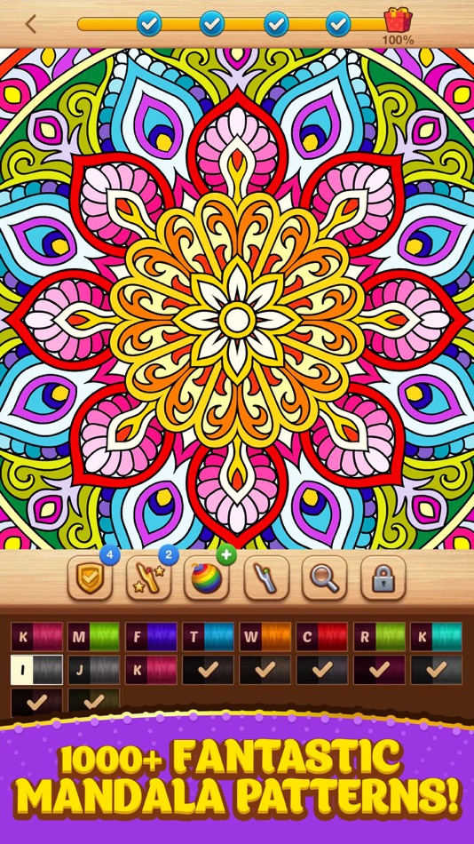 Cross Stitch Coloring Mandala - 0.0.491 - (iOS)