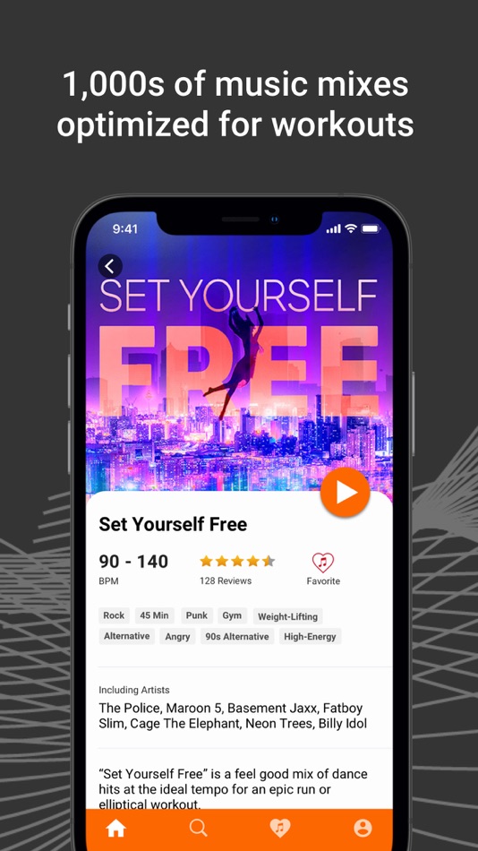 #2. RockMyRun - Workout Music (iOS) By: Rock My World, Inc.