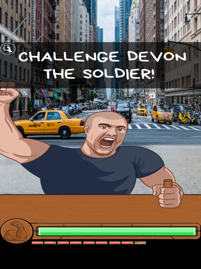 Devons Street Arm Wrestling