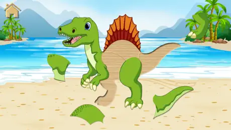 Dinosaurios puzzle juego niños