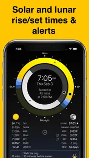 sundial solar & lunar time iphone screenshot 1
