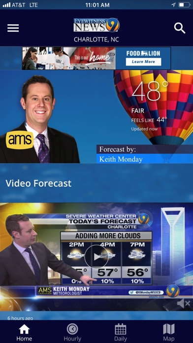WSOC-TV Channel 9 Weather App Screenshot