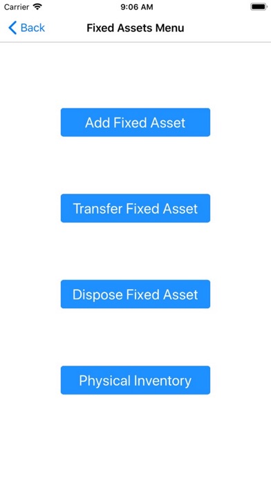 SACS Inventory Screenshot
