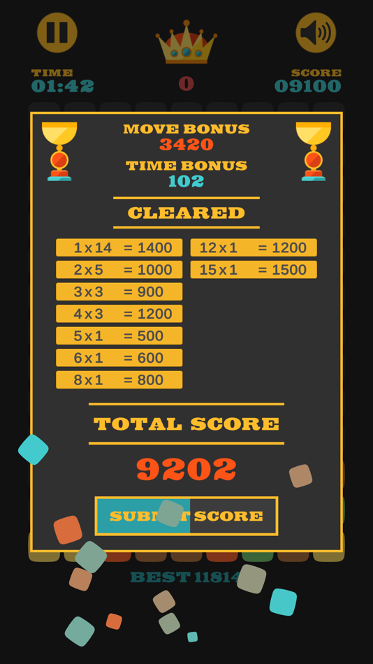 #2. Clear The Blocks, Merge Colors (iOS) 由: CodeCube Brothers Partnership