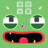 Monster calculator kid toddler icon