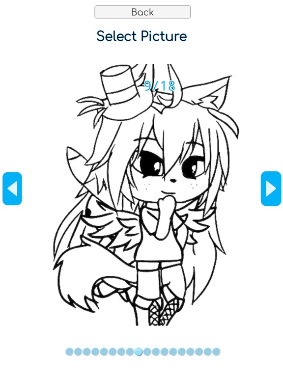 Screenshot #6 pour Gacha life coloring & quiz